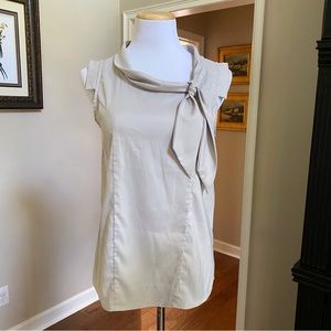 Comme Tol Beige Blouse Top S